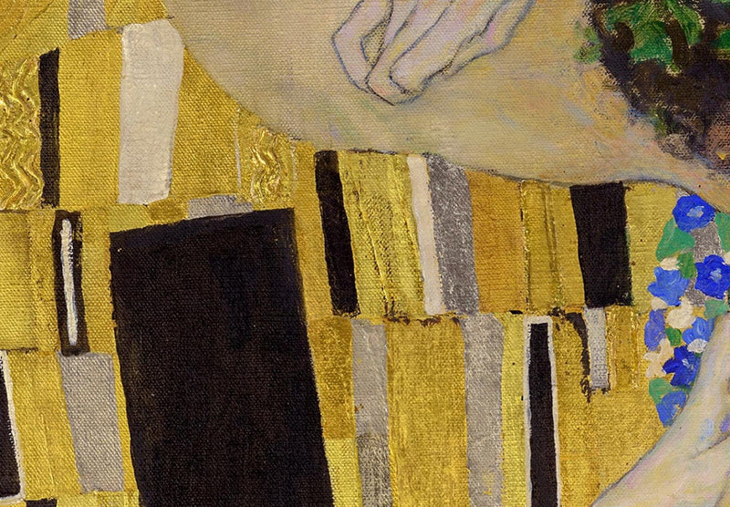 Apaļa Glezna (Deluxe) - Skūpsts - Gustavs Klimts, 148744 Tapetenshop.lv