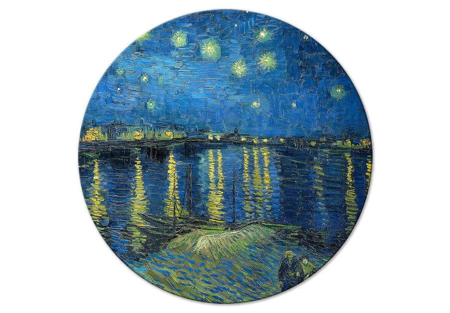 Apaļa glezna (Deluxe) - Vinsents van Gogs - Zvaigžņotā nakts - 148713 G-ART