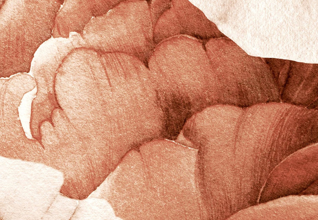 Apaļa glezna - Gleznotas peonijas spilgtās krāsās, rozā, 149749 G-ART