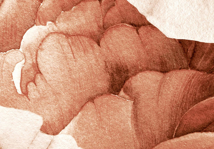 Apaļa glezna - Gleznotas peonijas spilgtās krāsās, rozā, 149749 G-ART