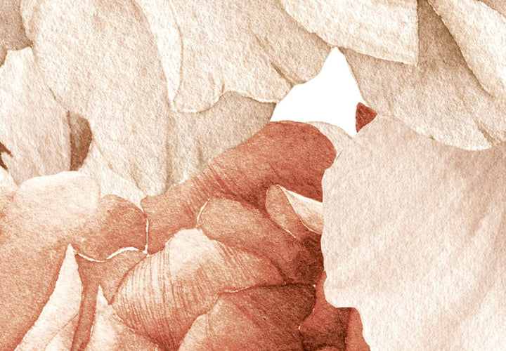 Apaļa glezna - Gleznotas peonijas spilgtās krāsās, rozā, 149749 G-ART