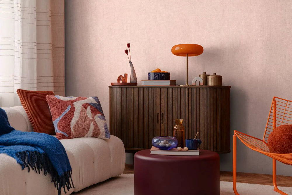 Augstākās kvalitātes neaustas tapetes ar zīdainu, mirdzošu tekstūru | rozā | 3010217 AS Creation