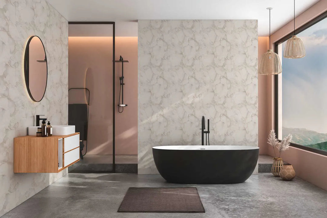 Augstas kvalitātes tapetes ar gaiša marmora izskatu  - 3012202 AS Creation