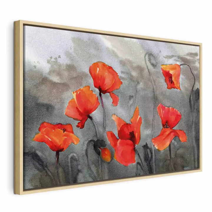 Maal puuraamis (naturaalne värv) - moonid (akvarellitehnika), 97976