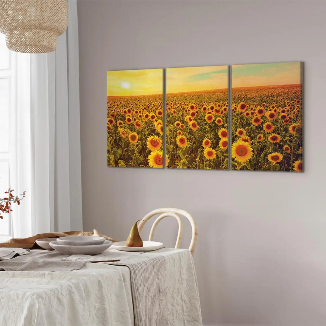 Kanva - Saulespuķes saulrietā, 124359,  (x 3)