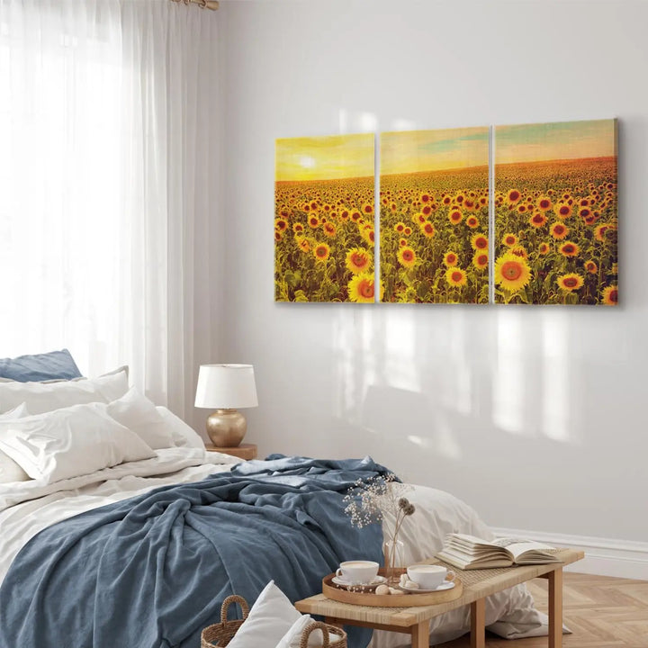 Kanva - Saulespuķes saulrietā, 124359,  (x 3)