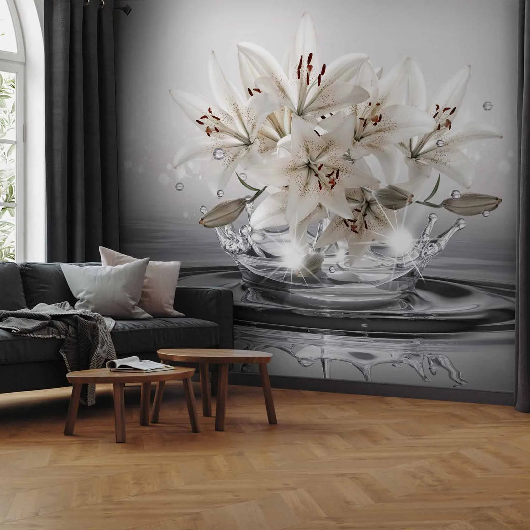 Fototapetai - Lelijos vandens fone, 148796