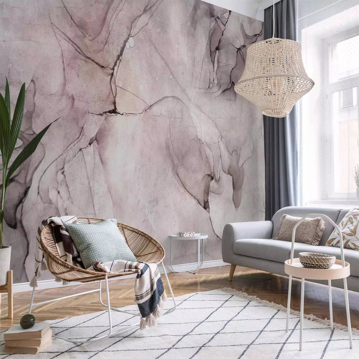 Fototapetes - Akvareļu kompozīcija – abstrakts fons ar marmora tekstūru, 138238