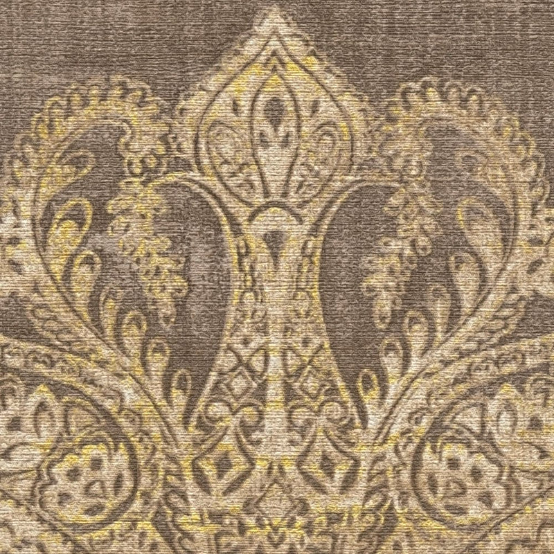 Baroque wallpaper with large ornaments in brown, 1374032 AS Creation