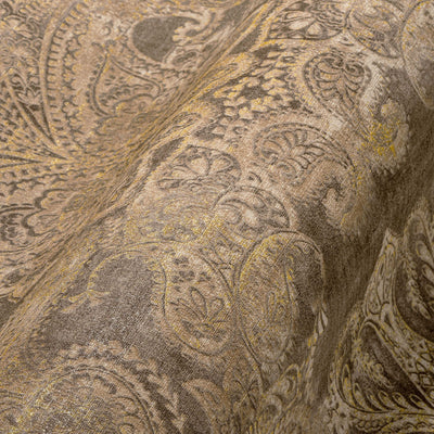 Barokiniai tapetai su dideliais ornamentais, rudos spalvos, 1374032 AS Creation