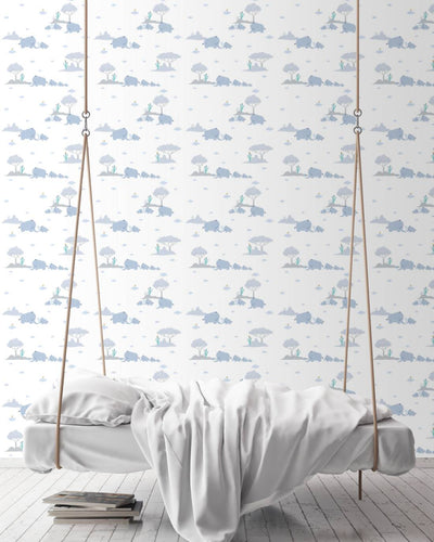 Children's room wallpaper with elephants 1350541 Without PVC AS Creation