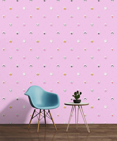 Children's wallpaper for girls' room, pink, 1350770 Without PVC AS Creation