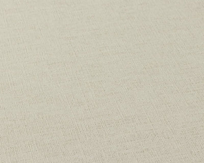 Beige Plain wallpapers with textile texture, 1326106 AS Creation