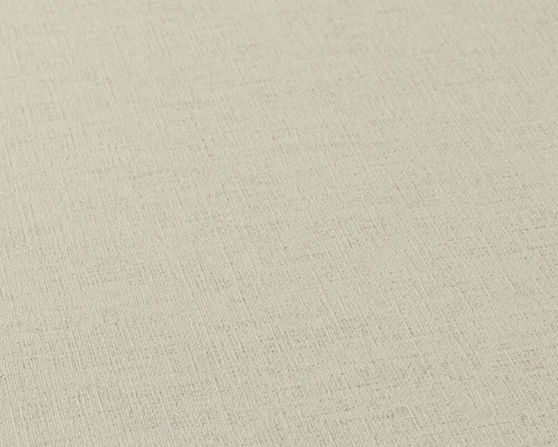 Beige Plain wallpapers with textile texture, 1326106 AS Creation