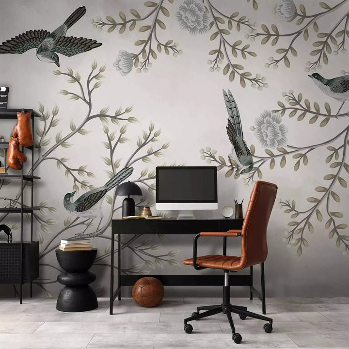 Wall Murals - Birds in the garden, 138837