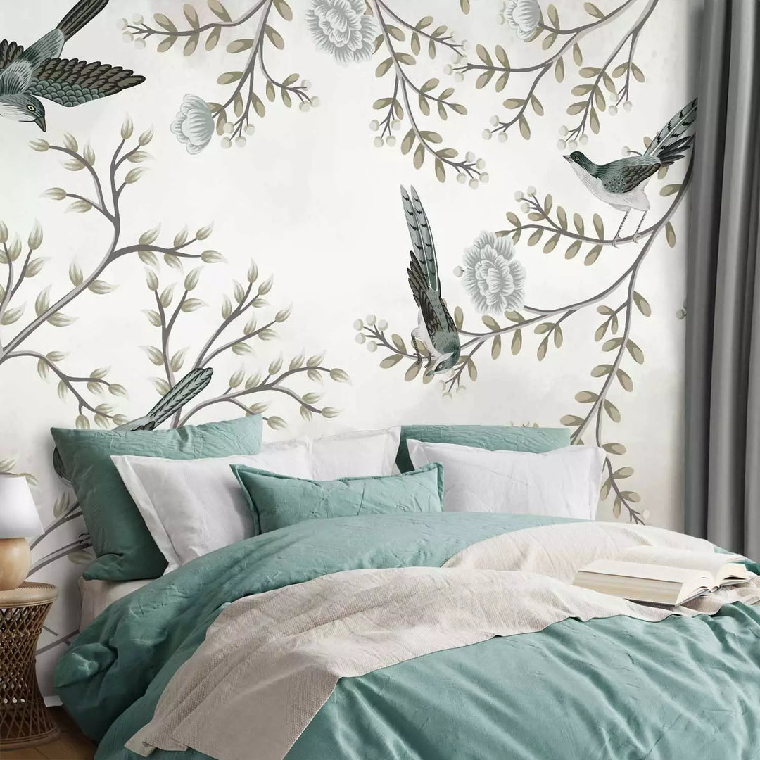 Wall Murals - Birds in the garden, 138837