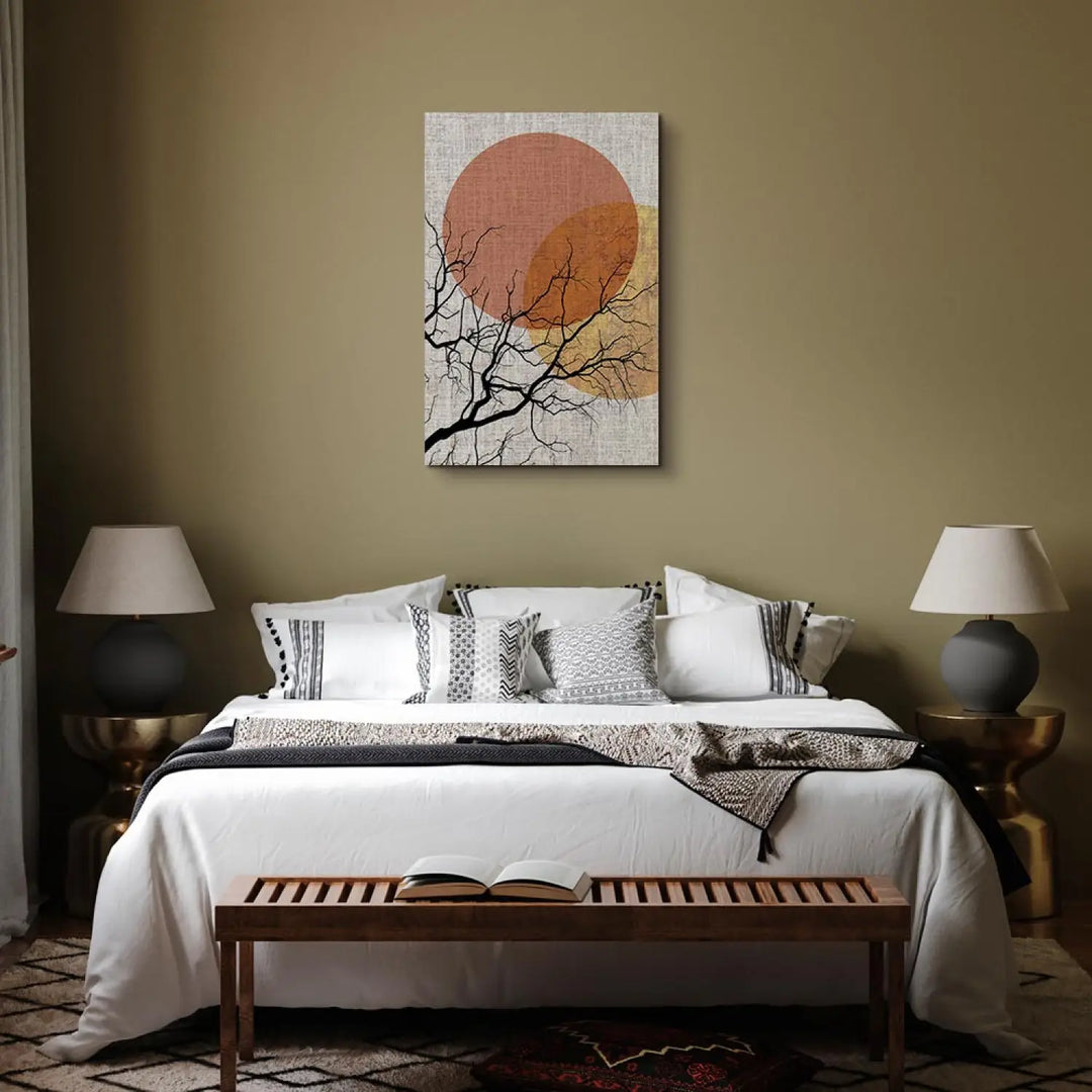 Glezna japāņu stilā - Dubultmēness (x 1), 123761