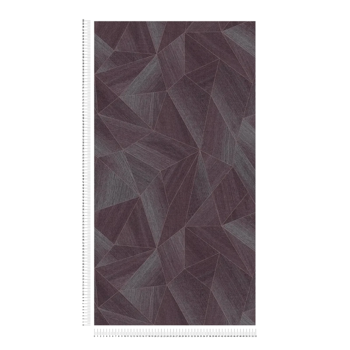 Daniel Hechter neaustas tapetes ar modernu ģeometrisku rakstu violetā krāsā AS Creation