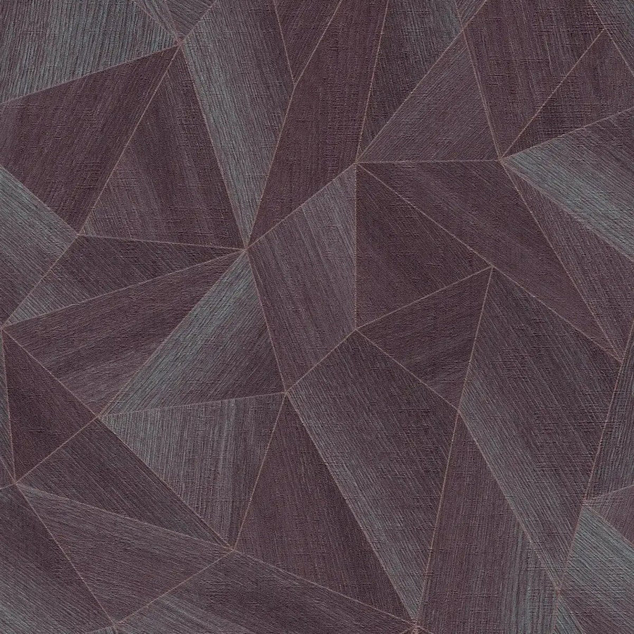 Daniel Hechter neaustas tapetes ar modernu ģeometrisku rakstu violetā krāsā AS Creation