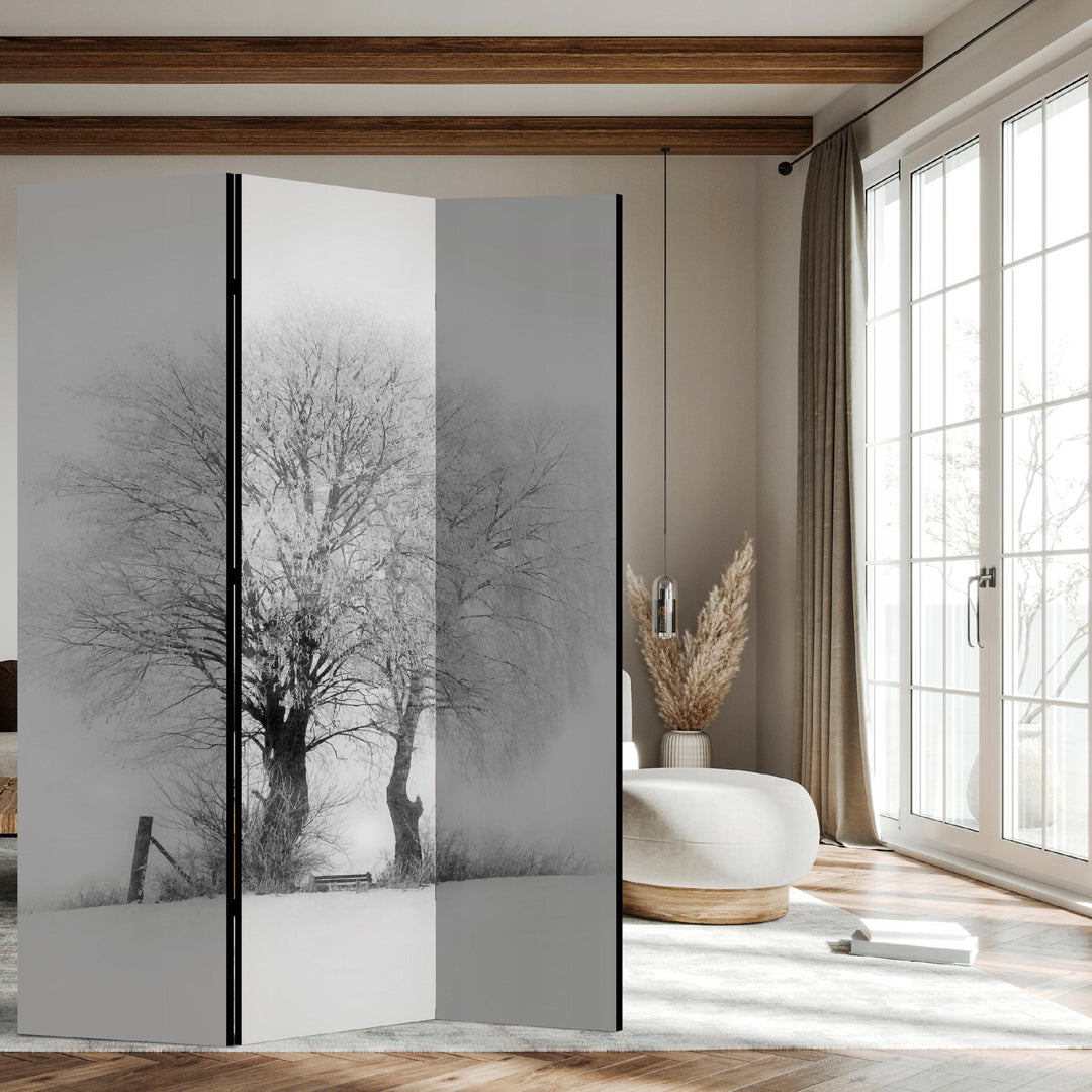 Dekoratīvais aizslietnis,vienpusējs, 135x172, Ziemas rīta gaisma L-ART