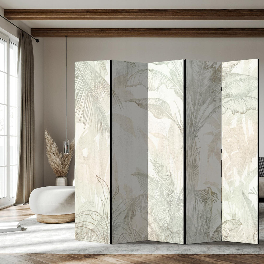 Dekoratīvais aizslietnis, vienpusējs,  225x172, Tropu lapas (Boho stils) L-ART