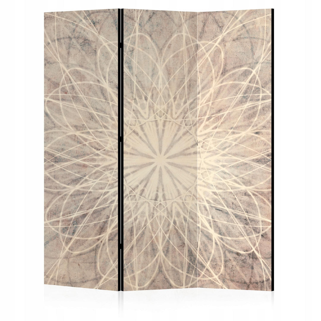 Dekoratīvais aizslietnis, vienpusējs istabas sadalītājs, 135x172, Zeltainā Mandala L-ART