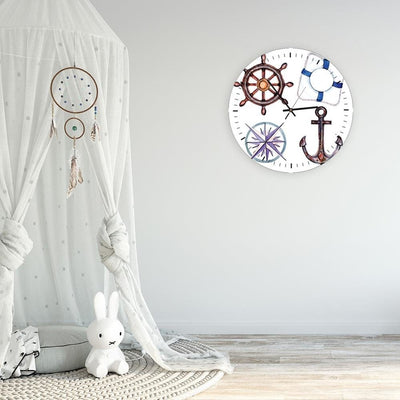 Dekoratīvais sienas pulkstenis Jūrnieka atribūti Home Trends