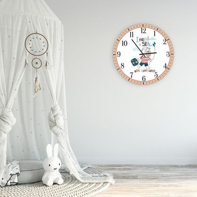Dekoratīvais sienas pulkstenis Lācēns ar lidojošo pūķi Home Trends