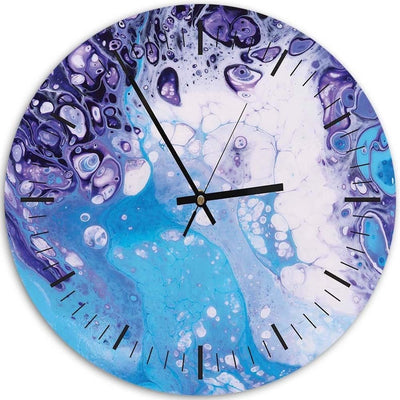 Dekoratīvais sienas pulkstenis Marmors (Jūras toņi) Home Trends