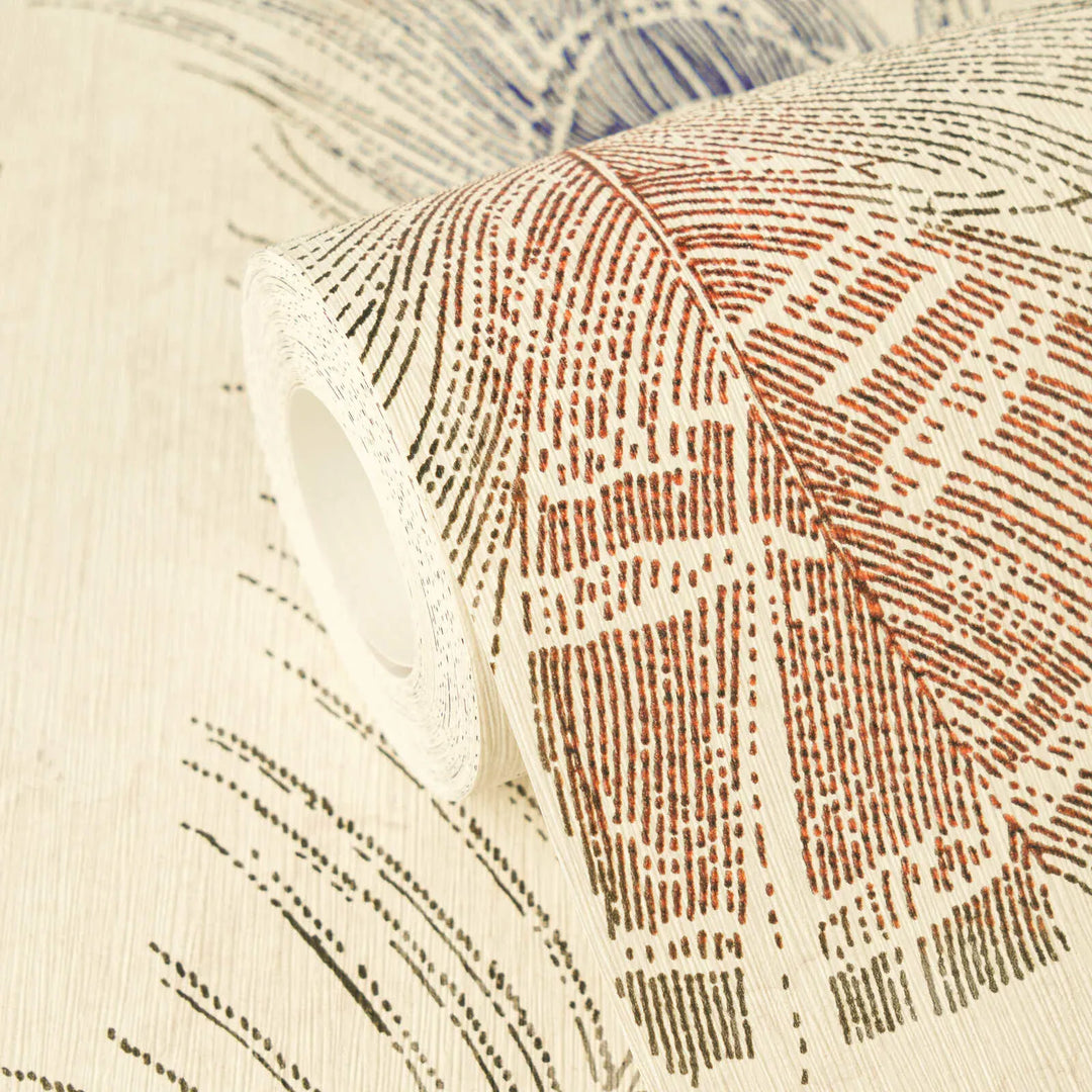 Dekoratīvas tapetes ar krāsainām spalvām - 3012472 AS Creation