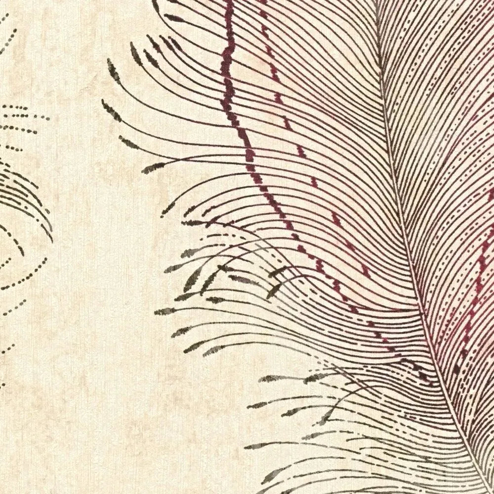 Dekoratīvas tapetes ar krāsainām spalvām - 3012472 AS Creation
