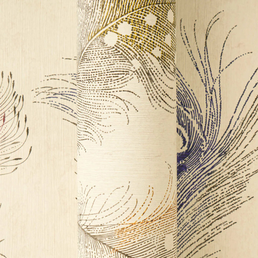 Dekoratīvas tapetes ar krāsainām spalvām - 3012472 AS Creation