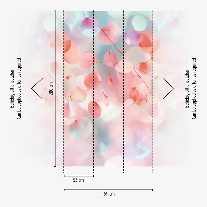 Dekoratīvas tapetes ar lapu motīvu maigā rozā krāsā | 3011777 AS Creation