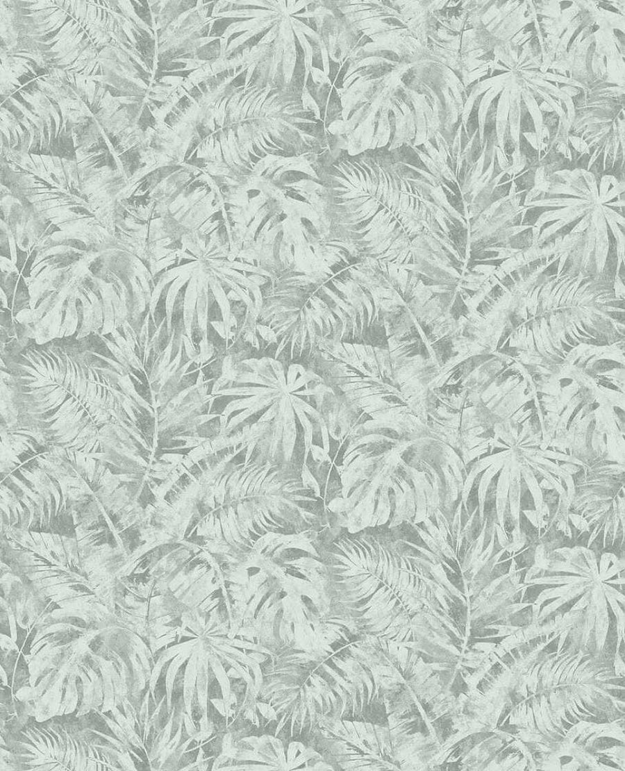 Dekoratīvas tapetes ar zaļām palmu lapām | zaļā krāsā | 3011640 AS Creation