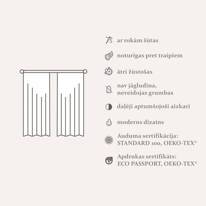 Dekoratīvie aizkari - Eksotiska kompozīcija ar zeltainām monteras lapām, 147160 Tapetenshop.lv