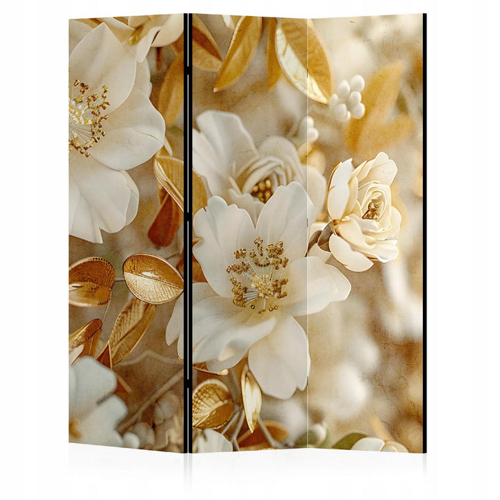 Dekoratīvs divpusējs aizslietnis - 135x172, Zelta ziedu dārzs L-ART