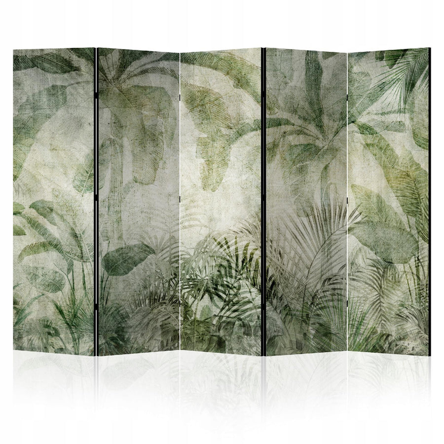 Dekoratīvs divpusējs aizslietnis, 225x172, Tropiskā oāze - Elegants botāniskais motīvs L-ART