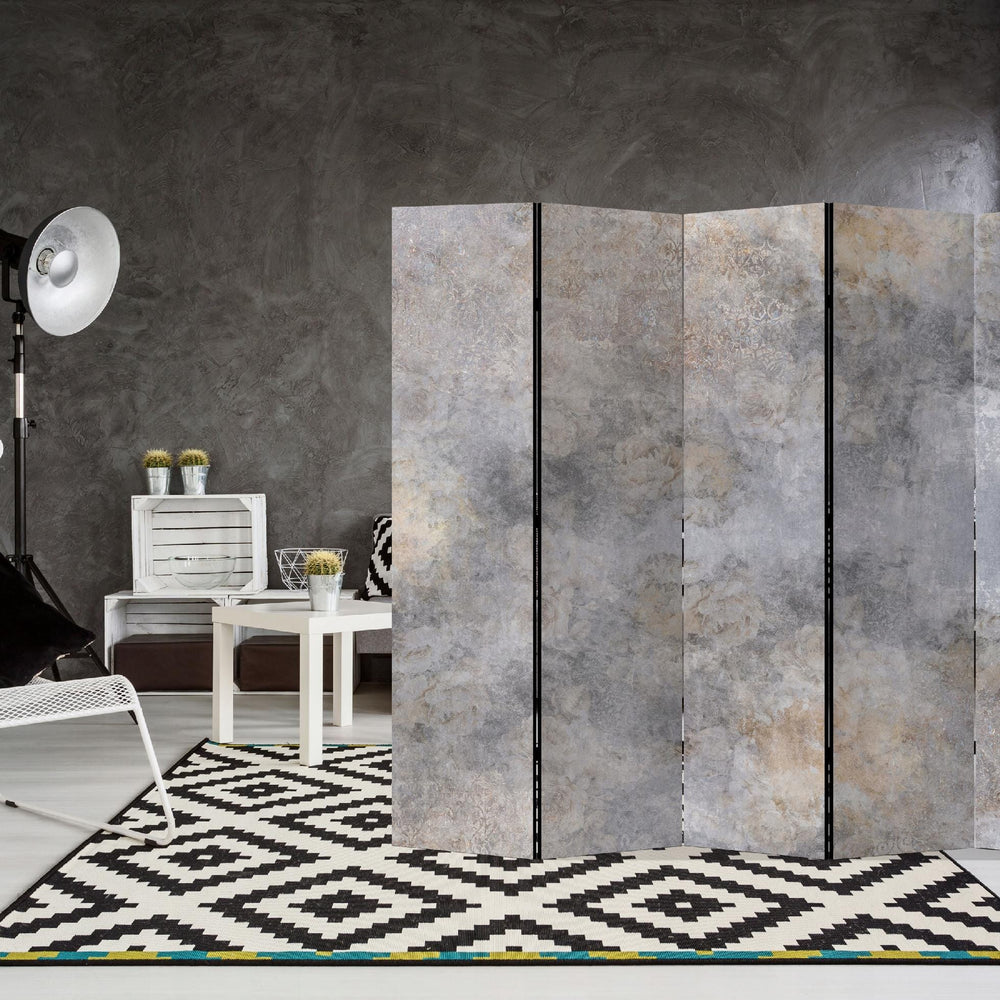 Dekoratīvs divpusējs aizslietnis ar pelēku akmens/marmora tekstūru, 225x172 L-ART