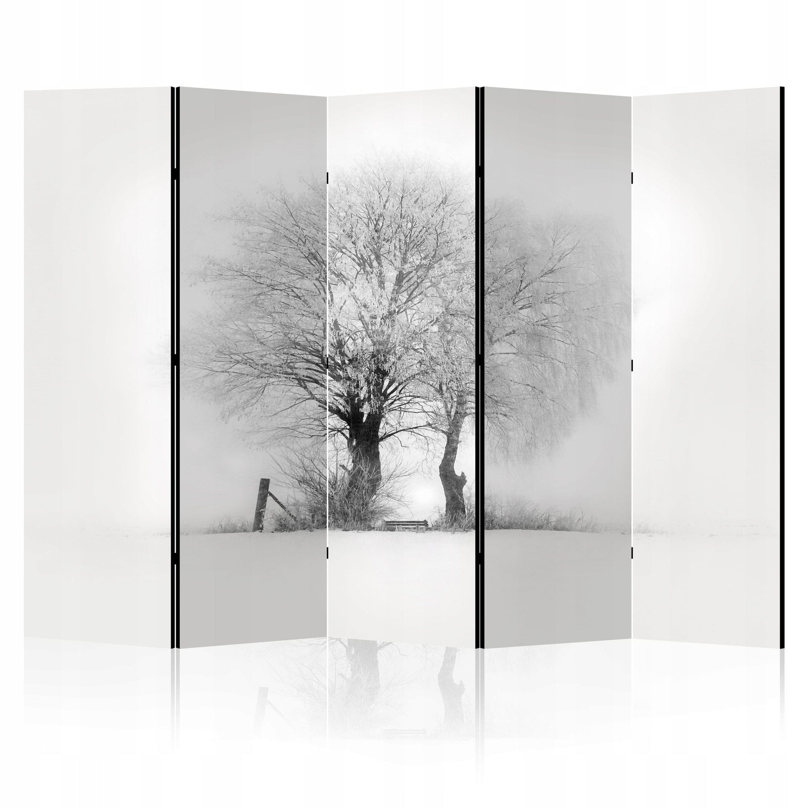 Dekoratīvs istabas aizslietnis, divpusējs, 225x172, Ziemas rīta gaisma L-ART