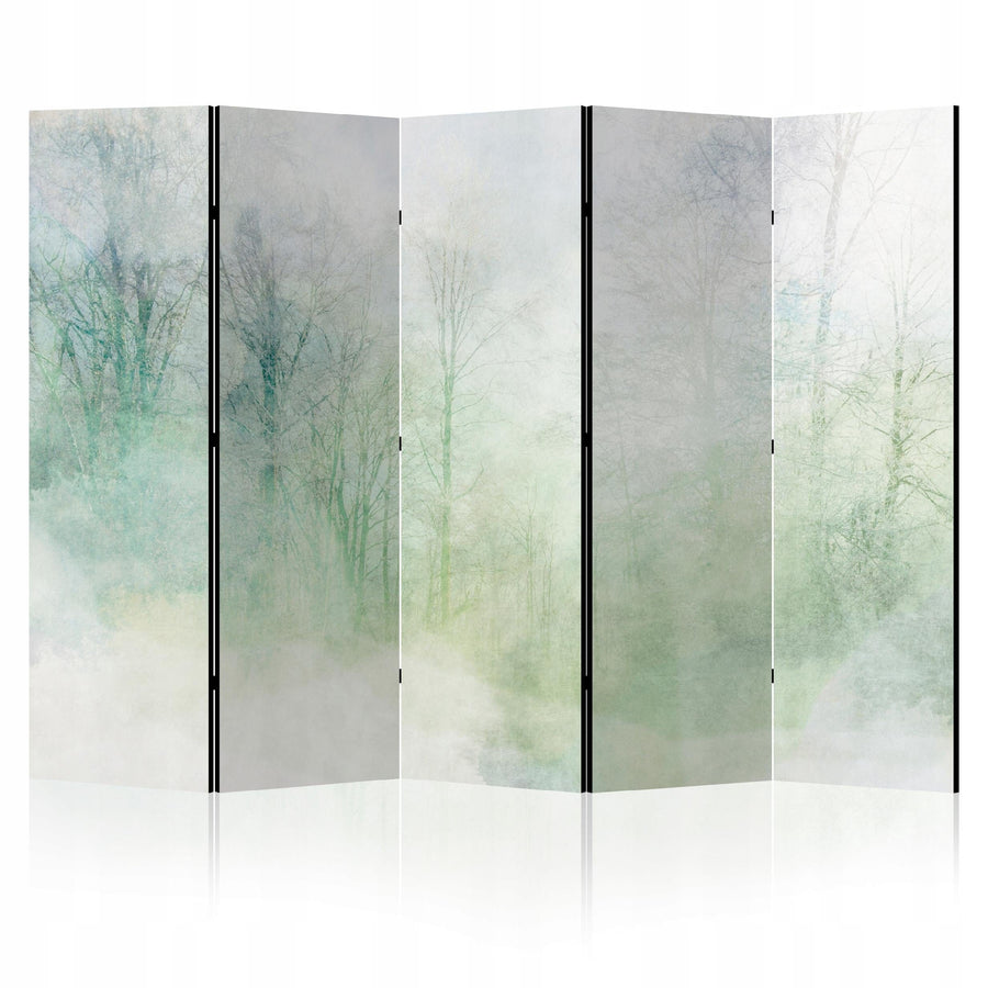 Dekoratīvs istabas aizslietnis, divpusējs, 225x172, Miglains mežs un dabas ainava L-ART