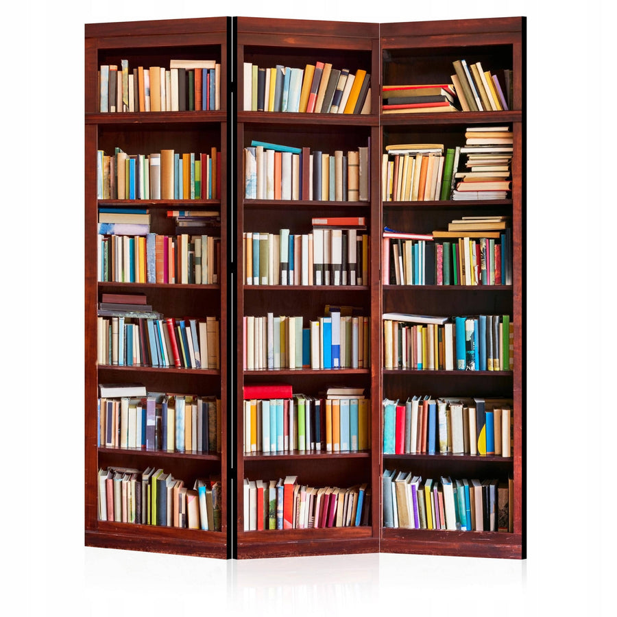 Dekoratīvs istabas aizslietnis, divpusējs Ścianka 135x172, Klasiskā Bibliotēka L-ART