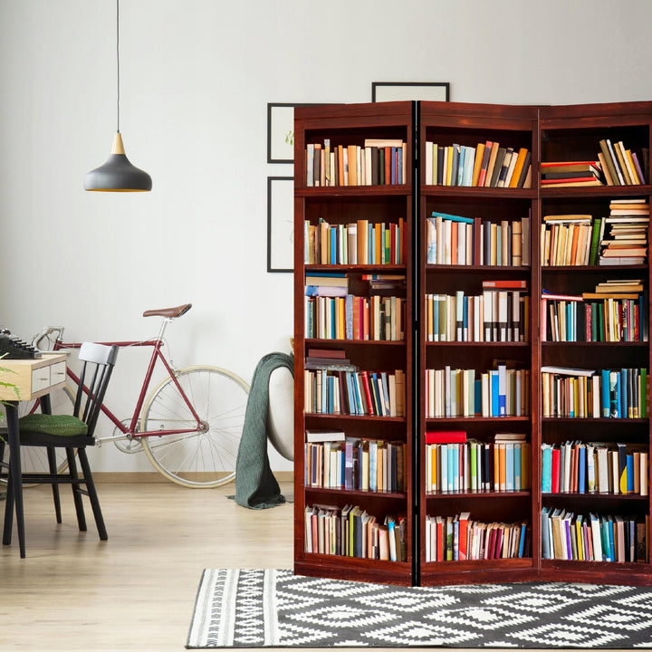 Dekoratīvs istabas aizslietnis, divpusējs Ścianka 135x172, Klasiskā Bibliotēka L-ART