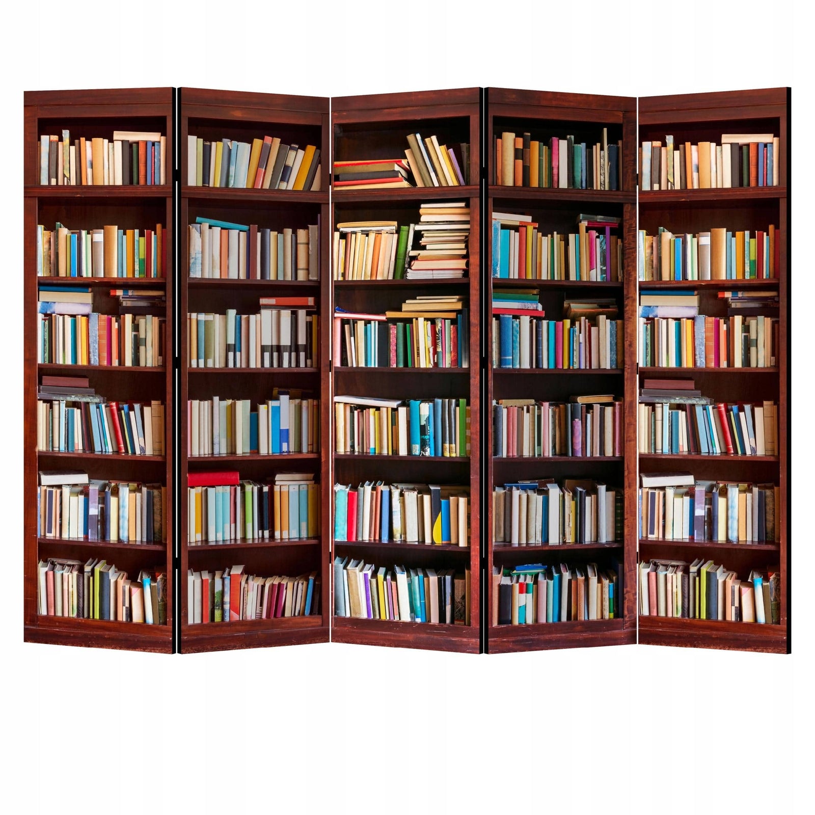 Dekoratīvs istabas aizslietnis, divpusējs Ścianka 225x172, Klasiskā Bibliotēka L-ART