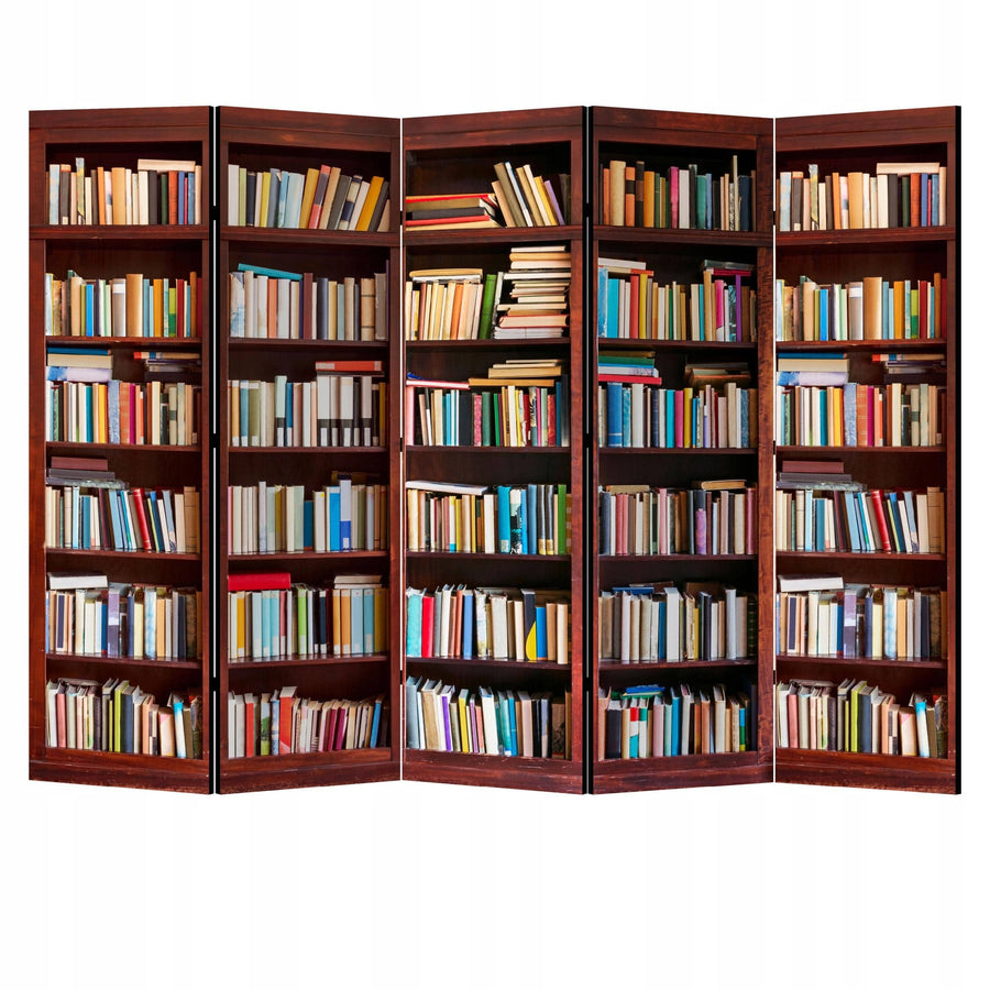 Dekoratīvs istabas aizslietnis, divpusējs Ścianka 225x172, Klasiskā Bibliotēka L-ART