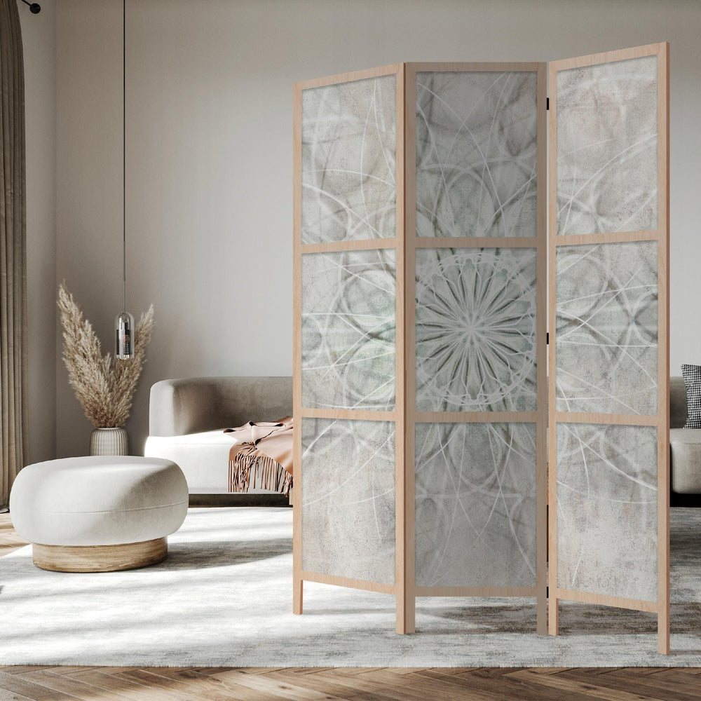 Dekoratīvs japāņu aizslietnis, vienpusējs 135x172, Gaišā enerģijas mandala L-ART