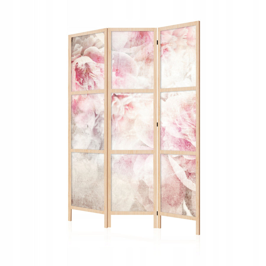 Dekoratīvs japāņu aizslietnis, vienpusējs, 135x172, Sarkanās peonijas (vintāžas) L-ART