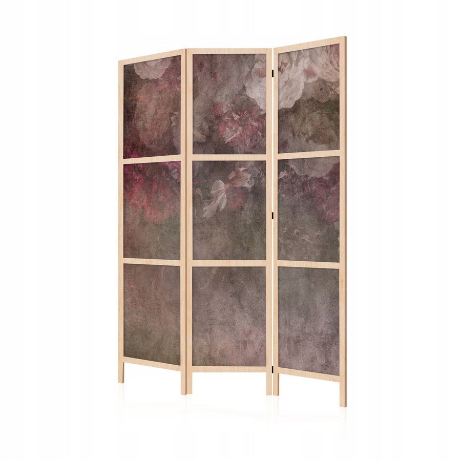 Dekoratīvs japāņu aizslietnis, vienpusējs 135x172, Tumši sarkanas rozes uz tumša fona L-ART