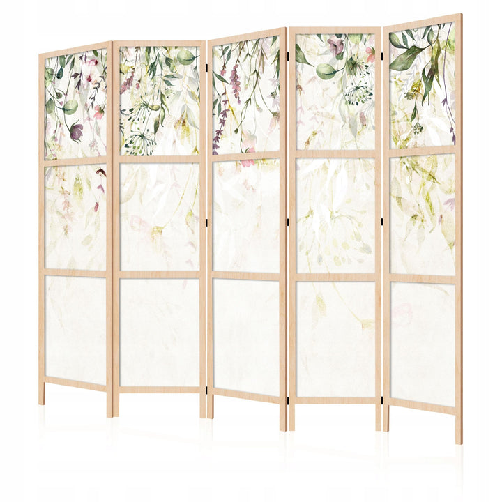 Dekoratīvs japāņu aizslietnis, vienpusējs 225x172, Pavasara dārzs ar īpaši vieglu un gaisīgu noskaņu L-ART