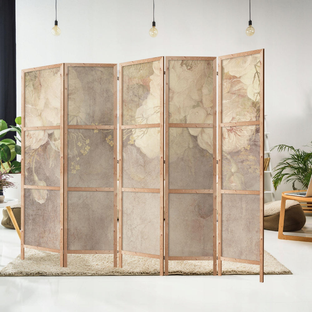 Dekoratīvs japāņu aizslietnis, vienpusējs 225x172, Vintāžas peonijas L-ART