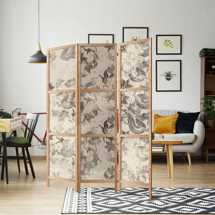 Japānu aizslietnis "Austrumu Pūķis" ar Ziedu un Pūķu Motīvu L-ART